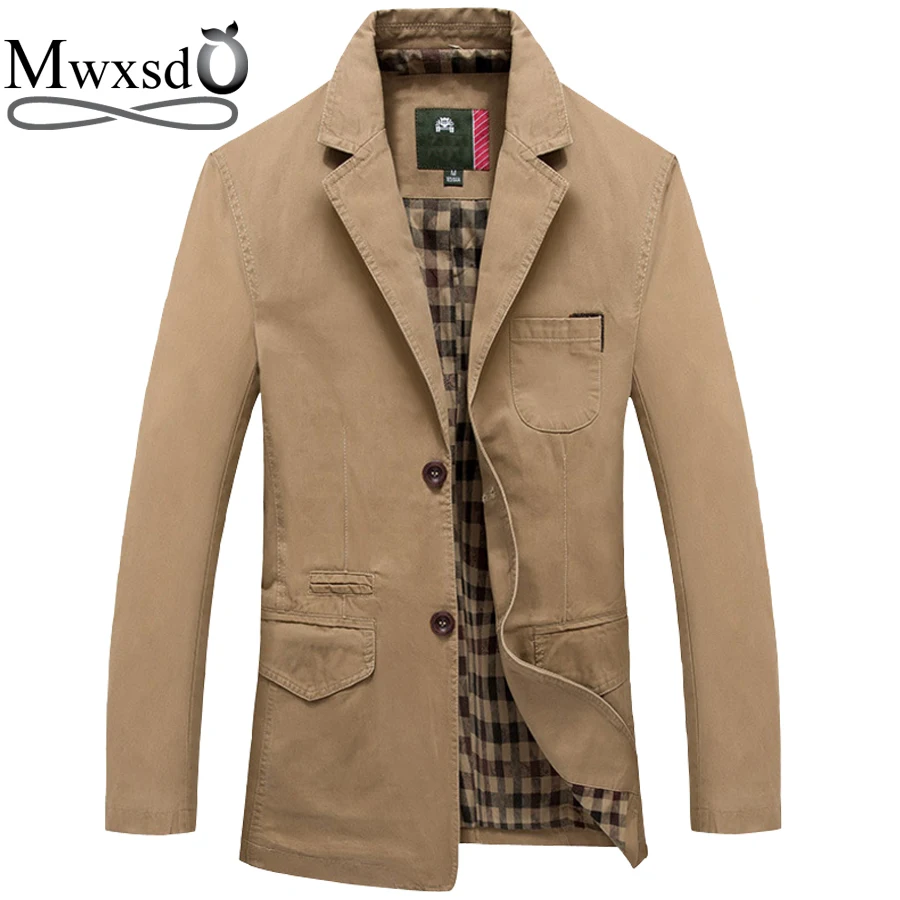 Mwxsd brand men casual cotton Blazer for Autumn winter men's cotton suit Jacket male slim fit jaqueta blazer masculino
Mwxsd brand men casual cotton Blazer for Autumn winter men's cotton suit Jacket male slim fit jaqueta blazer masculino