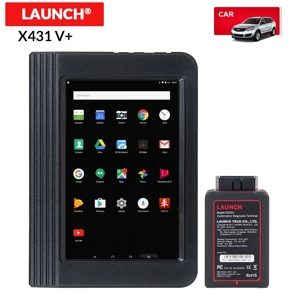 LAUNCH X431 V+ full System diagnostic tool with Bluetooth/Wifi X-431 V+ scanner 2 free update online
LAUNCH X431 V+ full System diagnostic tool with Bluetooth/Wifi X-431 V+ scanner 2 free update online