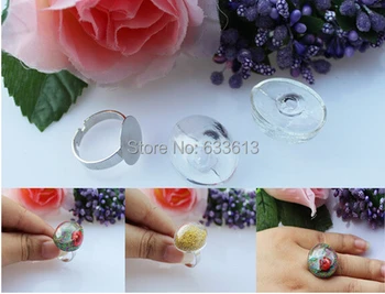 20sets/lot 20*25mm Oval Glass Bubble& Ring Base set DIY Jewelry Findings (Silver Plated/Gold/Antique Bronze Ring choose)
20sets/lot 20*25mm Oval Glass Bubble& Ring Base set DIY Jewelry Findings (Silver Plated/Gold/Antique Bronze Ring choose)