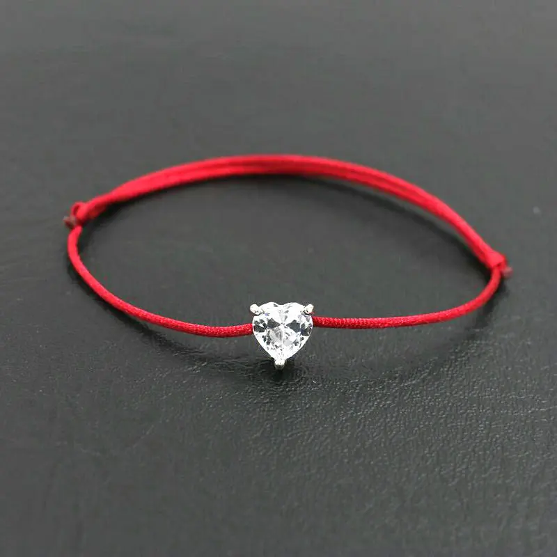 BPPCCR Shiny Crystal Zircon Love Heart Shape Charm Bracelet For Women Couples Lovers Red Rope Thread Wish Braided Bracelets Gift
BPPCCR Shiny Crystal Zircon Love Heart Shape Charm Bracelet For Women Couples Lovers Red Rope Thread Wish Braided Bracelets Gift