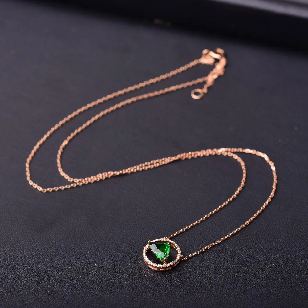 A wild and fresh jewel High brightness High cleanliness High saturation Tsavorite Necklace
A wild and fresh jewel High brightness High cleanliness High saturation Tsavorite Necklace
