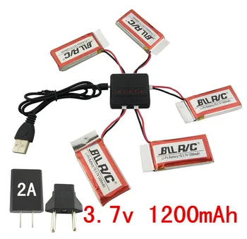 BLLRC aircraft lithium battery 5PCS 3.7V 1200mah and 5 in 1 charger SYMA X5C X5SC X5SW helicopter battery spare upgrade parts
BLLRC aircraft lithium battery 5PCS 3.7V 1200mah and 5 in 1 charger SYMA X5C X5SC X5SW helicopter battery spare upgrade parts