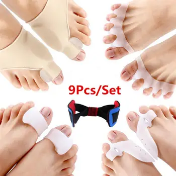 9 Pcs/set Orthopedic Bunion Correction Pedicure Socks Silicone Hallux Valgus Corrector Braces Toes Separator Feet Care Tool
9 Pcs/set Orthopedic Bunion Correction Pedicure Socks Silicone Hallux Valgus Corrector Braces Toes Separator Feet Care Tool