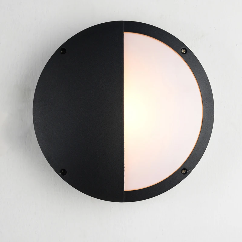 Modern outdoor wall light Waterproof IP54 Porch Aluminum wall lamp for home garden decoration round sconce fixture 1117
Modern outdoor wall light Waterproof IP54 Porch Aluminum wall lamp for home garden decoration round sconce fixture 1117