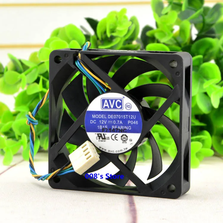 New Radiator CPU Cooler Fan For 7015 70*70*15mm DE07015T12U DC 12V 0.7A P046 4 Wire PWM Computer PC Cooling 5400RPM 46CFM
New Radiator CPU Cooler Fan For 7015 70*70*15mm DE07015T12U DC 12V 0.7A P046 4 Wire PWM Computer PC Cooling 5400RPM 46CFM