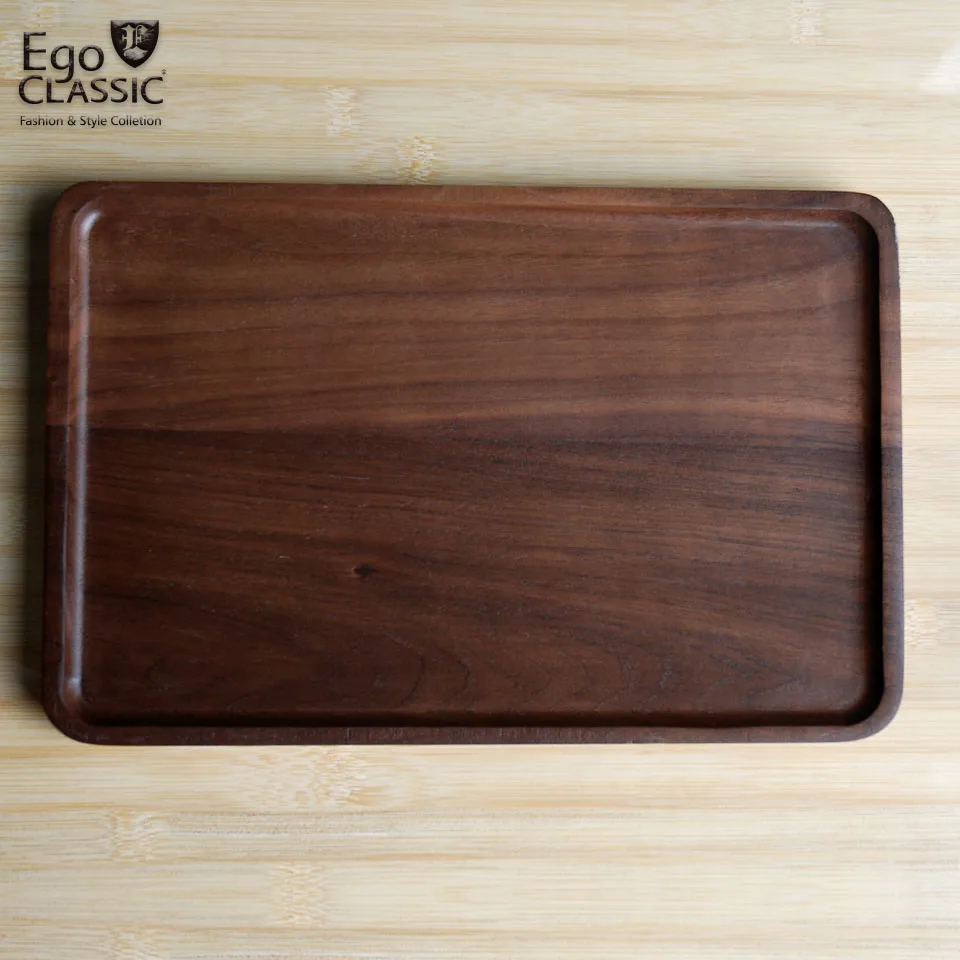 EgoClassic Customizable Black walnut / Acacia wooden tray Classic Style F001067 Solid wood fruit dish 11.81*7.87*0.78inch
EgoClassic Customizable Black walnut / Acacia wooden tray Classic Style F001067 Solid wood fruit dish 11.81*7.87*0.78inch