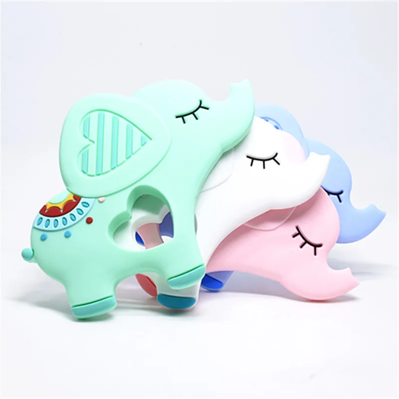 10 PCS Baby Teether Silicone Cartoon Elephant Teether Food Grade NEW Cute Animal Elephant Baby Teether Molar Teeth Pacifier Toys
10 PCS Baby Teether Silicone Cartoon Elephant Teether Food Grade NEW Cute Animal Elephant Baby Teether Molar Teeth Pacifier Toys