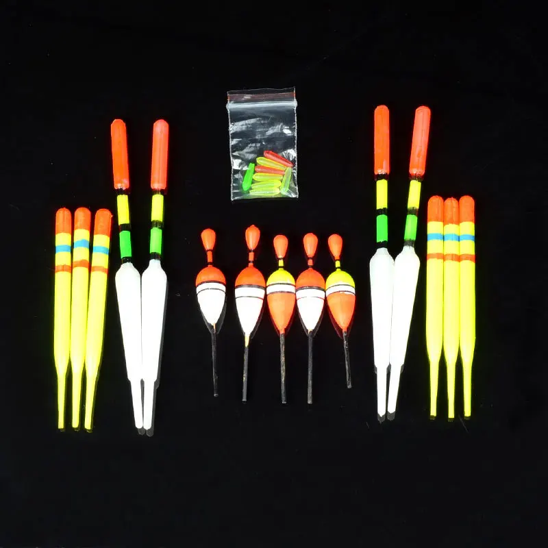 15 pcs/set Fishing Floats Kit Freshwater Fishing Vertical Buoy Floats Set ASD88
15 pcs/set Fishing Floats Kit Freshwater Fishing Vertical Buoy Floats Set ASD88