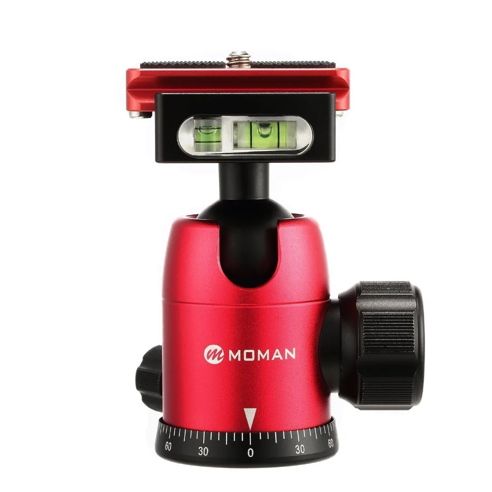 Moman B10 Camera Tripod Universal Ball Head with Arca Swiss Quick Release Plate for DSLR 360 Degree Panning Max Load of 10kg
Moman B10 Camera Tripod Universal Ball Head with Arca Swiss Quick Release Plate for DSLR 360 Degree Panning Max Load of 10kg