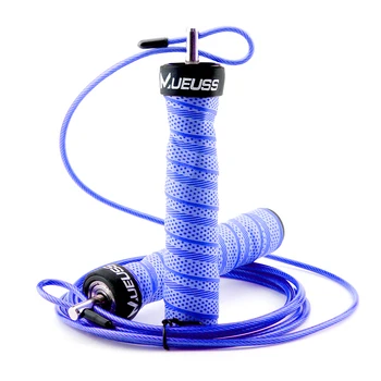 High Speed Jump Rope Professional Adjustable Skipping Rope With Portable Bag Skip Rope Anti-Slip Handle For Double Under In Blue
High Speed Jump Rope Professional Adjustable Skipping Rope With Portable Bag Skip Rope Anti-Slip Handle For Double Under In Blue