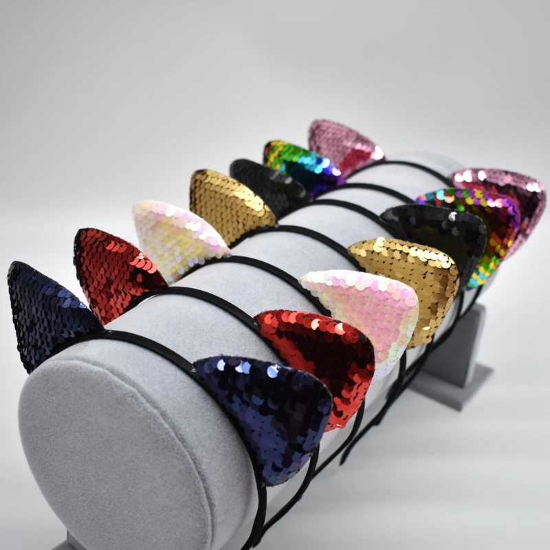 girl headdress sequins fish scales headband cute cat ears hair accessories women's fashion hair bands
girl headdress sequins fish scales headband cute cat ears hair accessories women's fashion hair bands