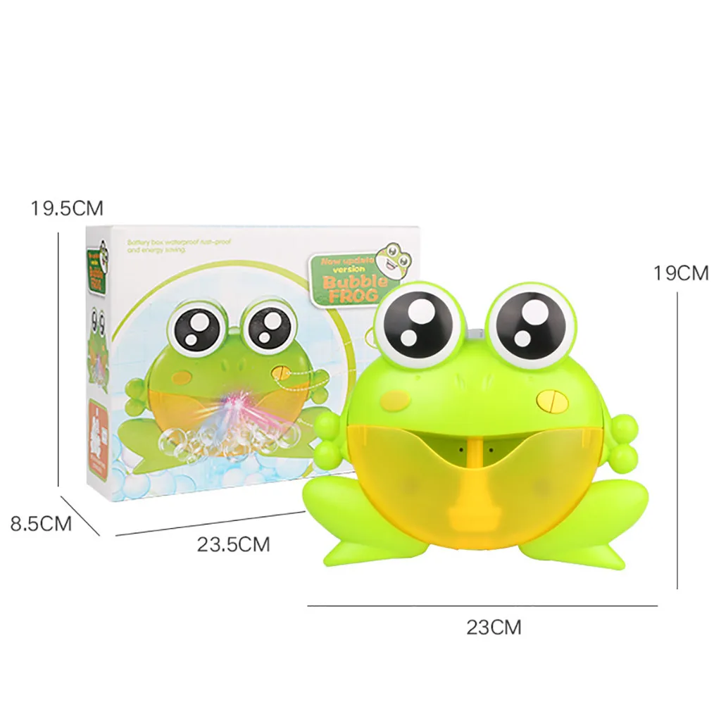 Outdoor Bubble Frog Baby Bath Toy Bubble Maker Swimming Bathtub Soap Machine Toys for Children With Music Water Toy 5.15
Outdoor Bubble Frog Baby Bath Toy Bubble Maker Swimming Bathtub Soap Machine Toys for Children With Music Water Toy 5.15