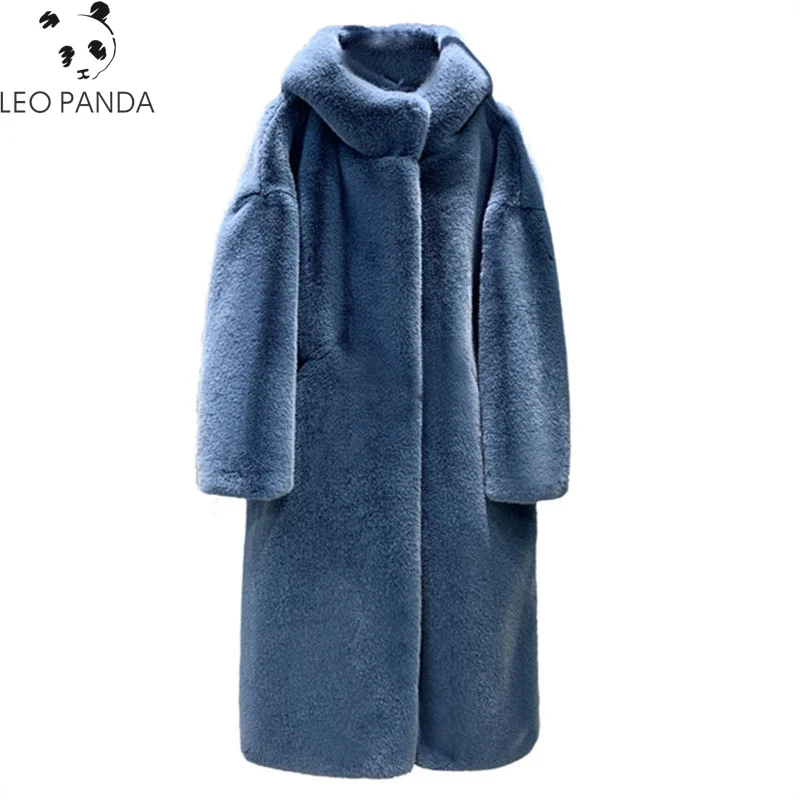 2019 Autumn Winter Mink Women Fur Coat Clothes Plus Size Korean Streetwear Faux Fur Hooded Loose Thick Warm Long Coat Female
2019 Autumn Winter Mink Women Fur Coat Clothes Plus Size Korean Streetwear Faux Fur Hooded Loose Thick Warm Long Coat Female
