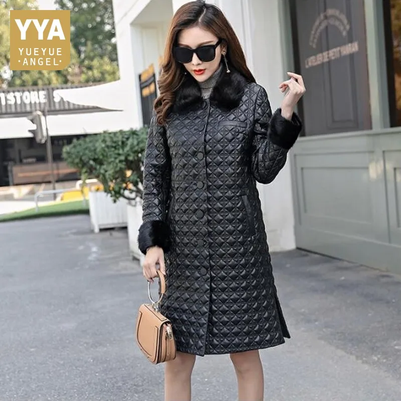 Mink Fur Collar Genuine Leather Jacket Women Casual Elegant Mouton Sheepskin Fur Coat Shearling Long Jacket Clothes Ladies New
Mink Fur Collar Genuine Leather Jacket Women Casual Elegant Mouton Sheepskin Fur Coat Shearling Long Jacket Clothes Ladies New
