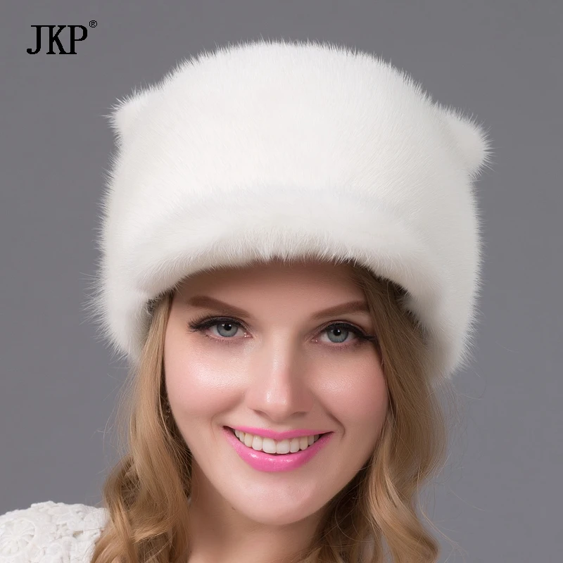 JKP new explosion models full leather mink fur hat plush tail Bain elegant fashion wild cute cat ears warm ear cap DHY-15
JKP new explosion models full leather mink fur hat plush tail Bain elegant fashion wild cute cat ears warm ear cap DHY-15