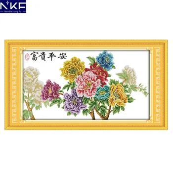 NKF Safety and Wealth Pattern Cross Stitching Needlework Cross Stitch Kits for Embroidery Home Decor Cross-stitch Set Embroidery
NKF Safety and Wealth Pattern Cross Stitching Needlework Cross Stitch Kits for Embroidery Home Decor Cross-stitch Set Embroidery
