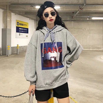 Spring Autumn Harajuku Sweatshirts Women Preppy Style Bow Tie Fleece Print Loose Hooded Pullover Hoodies Student Streetwear Tops
Spring Autumn Harajuku Sweatshirts Women Preppy Style Bow Tie Fleece Print Loose Hooded Pullover Hoodies Student Streetwear Tops