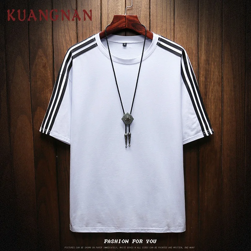 KUANGNAN Japan Style Striped T Shirt Men Harajuku Tshirt Men T-Shirt Streetwear Funny T Shirts Hip Hop 5XL Summer 2019 New
KUANGNAN Japan Style Striped T Shirt Men Harajuku Tshirt Men T-Shirt Streetwear Funny T Shirts Hip Hop 5XL Summer 2019 New