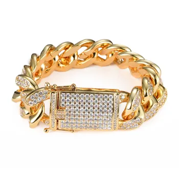 New Luxury Micro Pave AAA Zircon 2mm Iced Out Miami Cuban Bracelet Hip Hop Bling Bling Bangle Jewelry Gift
New Luxury Micro Pave AAA Zircon 2mm Iced Out Miami Cuban Bracelet Hip Hop Bling Bling Bangle Jewelry Gift