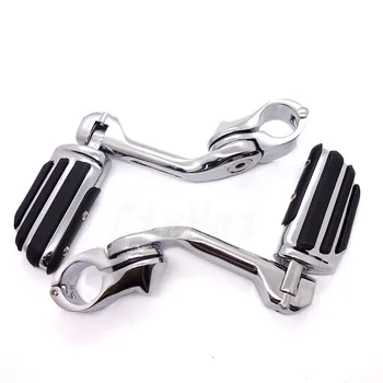 Motorcycle Long Highway Foot Pegs Foot Rests For Harley Electra Road King Street Glide 1-1/4" Bars
Motorcycle Long Highway Foot Pegs Foot Rests For Harley Electra Road King Street Glide 1-1/4" Bars