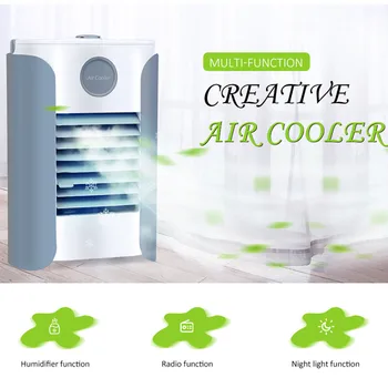 USB Mini Portable Air Conditioner Humidifier Purifier Desktop Cooler Fan Adjustable Support bluetooth/Radio Home LED light
USB Mini Portable Air Conditioner Humidifier Purifier Desktop Cooler Fan Adjustable Support bluetooth/Radio Home LED light