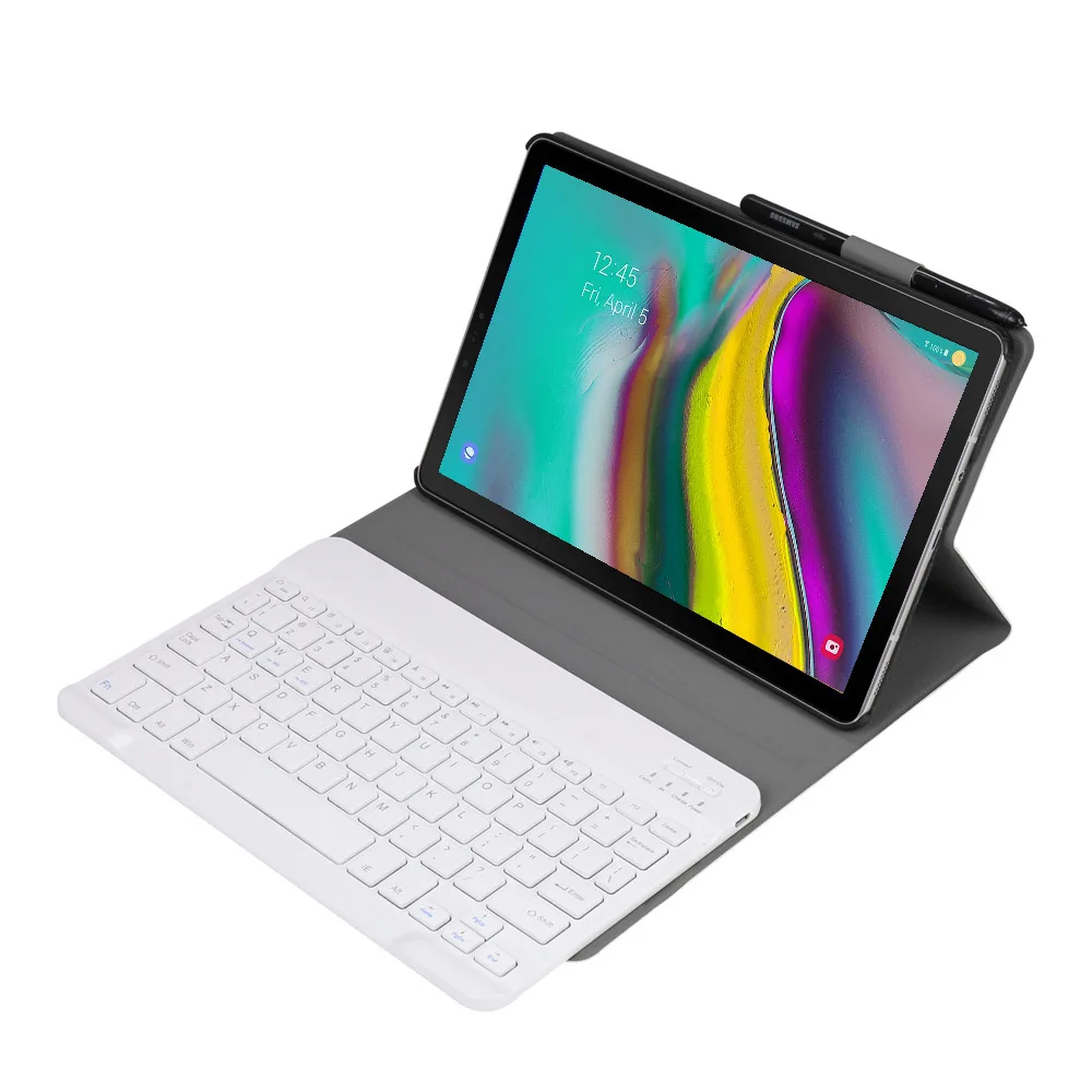 For Samsung Galaxy Tab S5e 10.5 2019 T720 T725 Ultra Thin PU Leather Case Cover + Removable Bluetooth Russian/Spanish Keyboard
For Samsung Galaxy Tab S5e 10.5 2019 T720 T725 Ultra Thin PU Leather Case Cover + Removable Bluetooth Russian/Spanish Keyboard