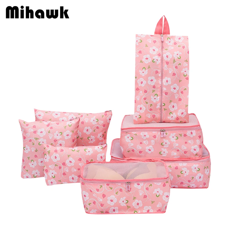 Mihawk 7Pcs/Set Travel Bags Women Men Pink Foldable Duffle Tote Luggage Organizer Suitcases Packing Cubes Traveling Pouch Stuff
Mihawk 7Pcs/Set Travel Bags Women Men Pink Foldable Duffle Tote Luggage Organizer Suitcases Packing Cubes Traveling Pouch Stuff