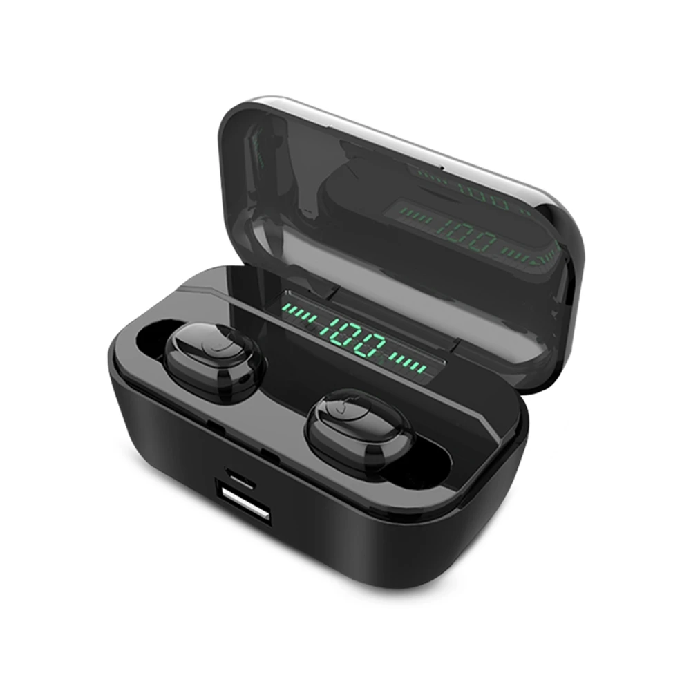 G6s Bluetooth Earphones TWS Wireless Blutooth 5.0 Earphone Handsfree Sports Earbuds Gaming Headset with mic 3500mAh charging box
G6s Bluetooth Earphones TWS Wireless Blutooth 5.0 Earphone Handsfree Sports Earbuds Gaming Headset with mic 3500mAh charging box