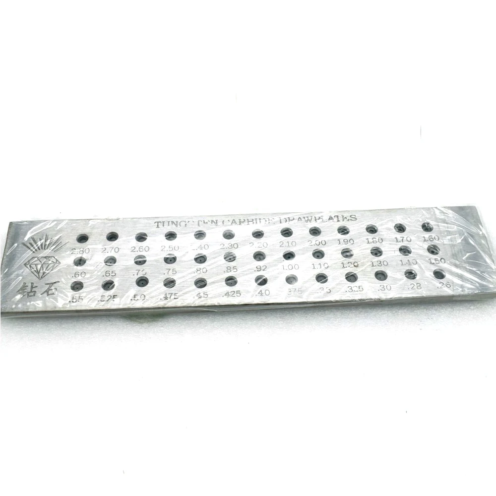 NEW jewellers drawplate HALF CIRCLE 30 holes draw plate jewellery making crafts