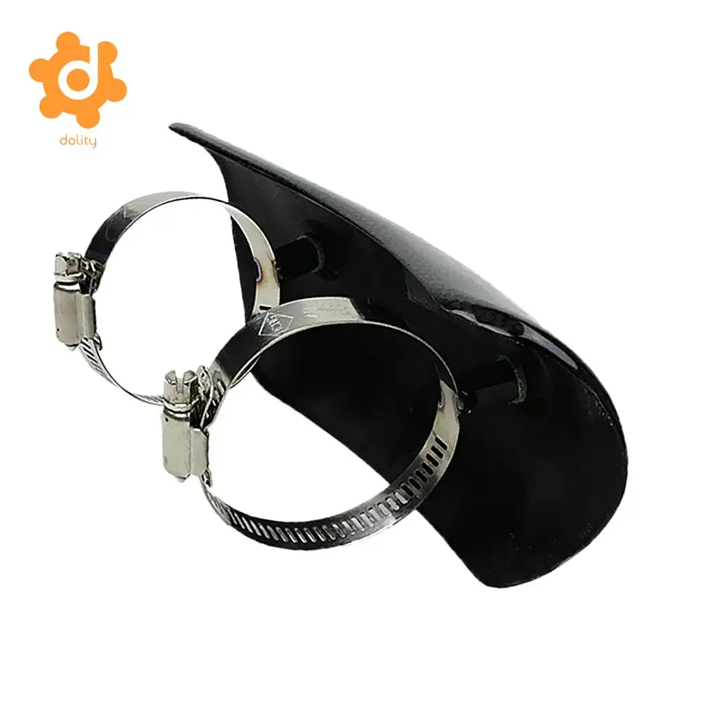 Motorcycle Exhaust Muffler Cover Carbon Fiber Protector Heat Shield Covers