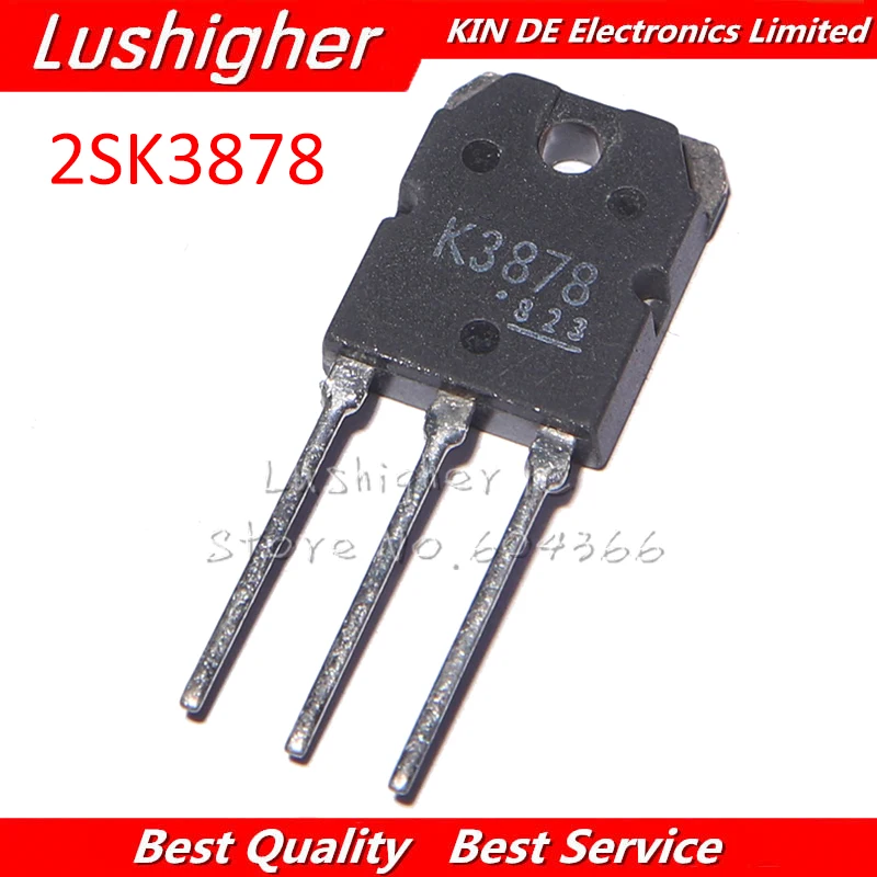 

10pcs K3878 TO-3P 2SK3878 TO-247 9A 900V N Channel MOSFET