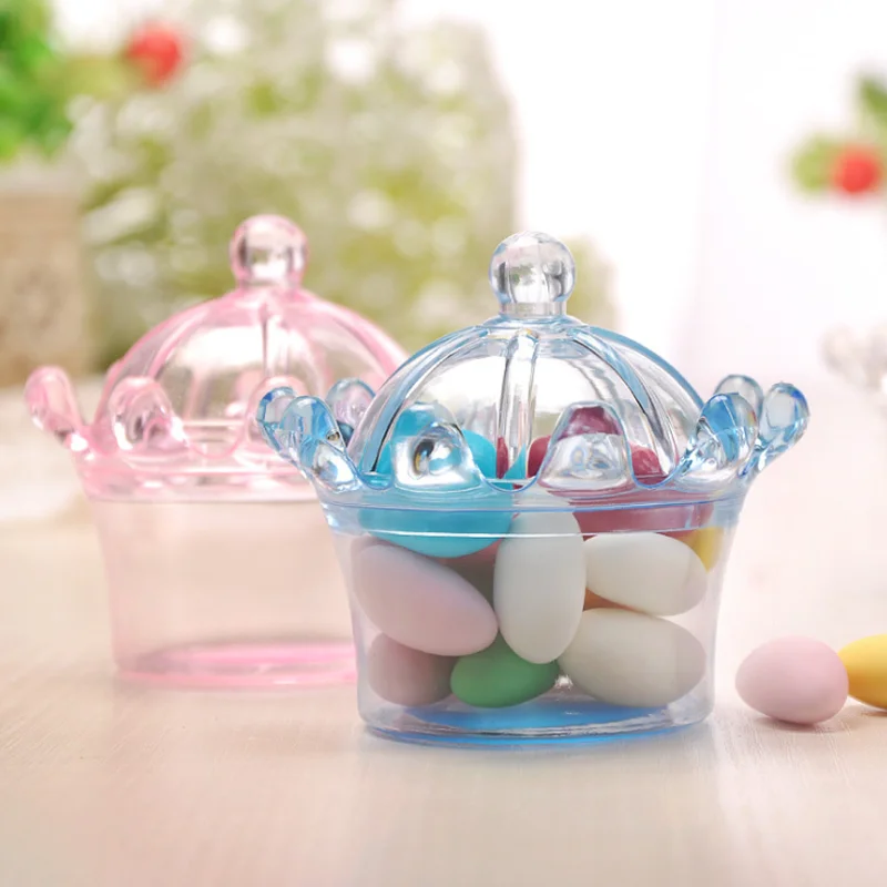 5 pcs/set Cute Transparent Crown Sharped Plastic Candy Box For Wedding Birthday Party Candy Bar Decoration Supplies Gift Package
5 pcs/set Cute Transparent Crown Sharped Plastic Candy Box For Wedding Birthday Party Candy Bar Decoration Supplies Gift Package