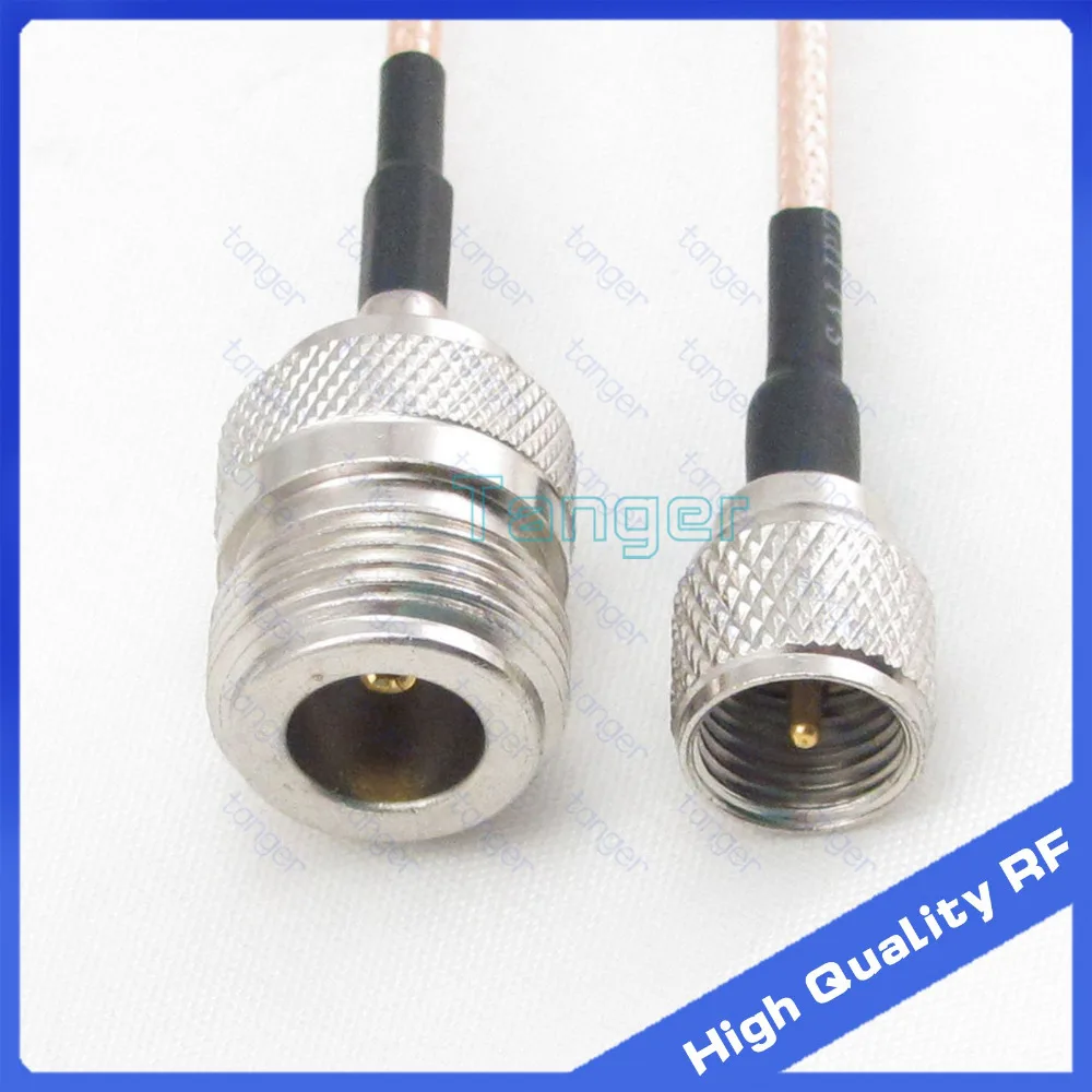 mini UHF male plug to N female jack with RG-316 RF Coaxial Pigtail Jumper cable 6" 15cm Tanger High Quality RF cables
mini UHF male plug to N female jack with RG-316 RF Coaxial Pigtail Jumper cable 6" 15cm Tanger High Quality RF cables