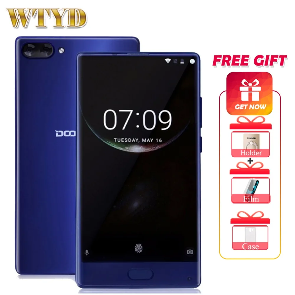 DOOGEE MIX 6 ГБ + 64 DTouch отпечатков пальцев двойной сзади Камера 5 ''Super AMOLED Экран Android 7
