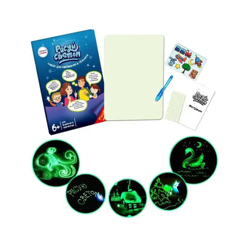 A3/A4/A5 Big Size Pvc Draw Tablet Drawing In Dark With Light Children Kids Funny Paint Toy Board Set With Light Pen
A3/A4/A5 Big Size Pvc Draw Tablet Drawing In Dark With Light Children Kids Funny Paint Toy Board Set With Light Pen