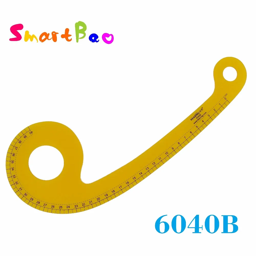 Plastic French Tailor Curve Ruler for Drawing Item 40cm Length in Sandwich Printing; # 6040B
Plastic French Tailor Curve Ruler for Drawing Item 40cm Length in Sandwich Printing; # 6040B