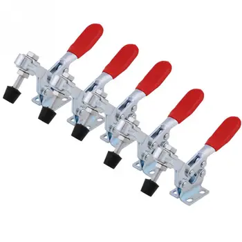 5Pcs GH-225-D Horizontal Toggle Clamp Quick-Release Toggle Clamps Set 227Kg Holding Capacity Fixture Clamps Hand Clip Tool
5Pcs GH-225-D Horizontal Toggle Clamp Quick-Release Toggle Clamps Set 227Kg Holding Capacity Fixture Clamps Hand Clip Tool