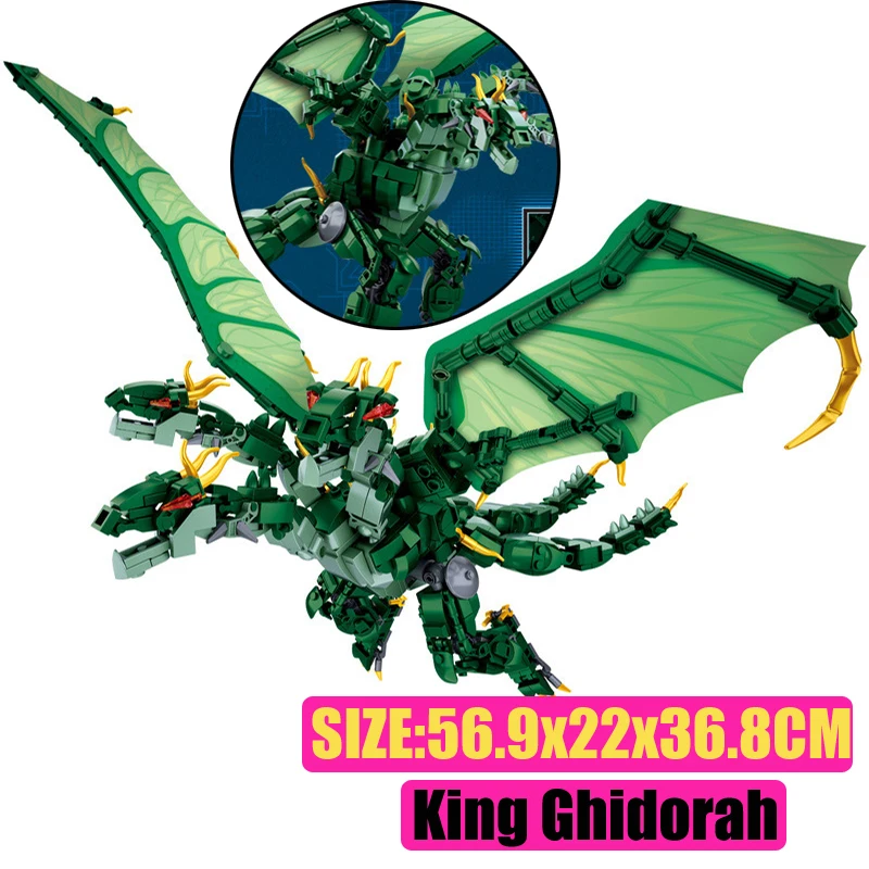 Compatible Legoed Movie King GhidorahING Godzillaed Building Block Monsters Movies Toys Bricks Creator Hero Factory sluban 0785
Compatible Legoed Movie King GhidorahING Godzillaed Building Block Monsters Movies Toys Bricks Creator Hero Factory sluban 0785