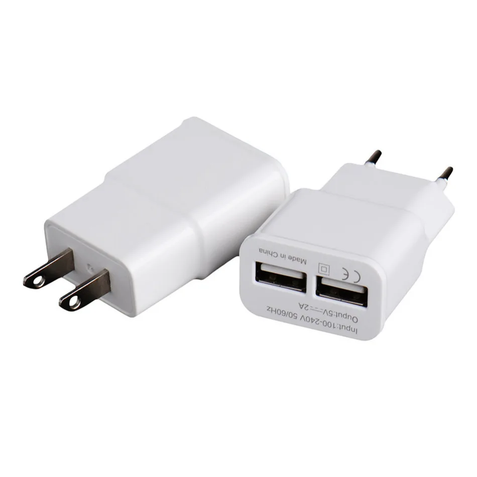 5V 2A EU US Plug Travel Charger USB Charger Ports for iPhone Charger for Samsung Phone USB Charger for iPhone Android phone
5V 2A EU US Plug Travel Charger USB Charger Ports for iPhone Charger for Samsung Phone USB Charger for iPhone Android phone