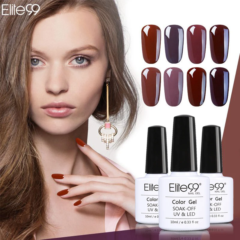 Elite99 New Arrival Brown Series Color Gel Lacquer Soak Off Primer Top Base Coat Needed 10ml DIY Manicure Set
Elite99 New Arrival Brown Series Color Gel Lacquer Soak Off Primer Top Base Coat Needed 10ml DIY Manicure Set