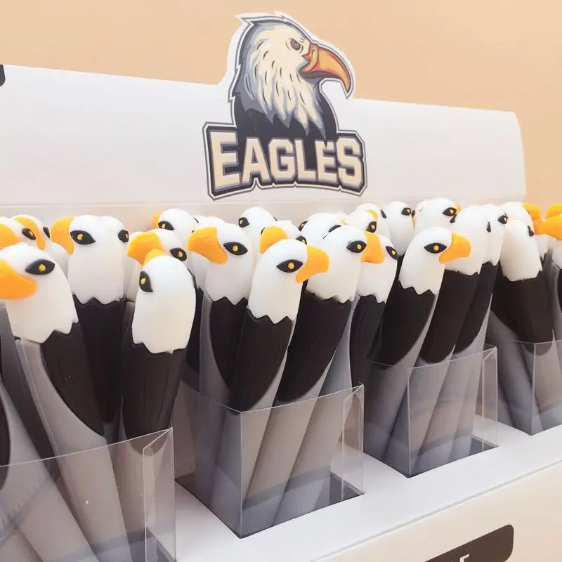1pcs Korea Cartoon Animal Gel Pen Cute Eagle Full Silicone Writing Pen 0.5mm Black Ink Stationery Pens Office School Supplies
1pcs Korea Cartoon Animal Gel Pen Cute Eagle Full Silicone Writing Pen 0.5mm Black Ink Stationery Pens Office School Supplies