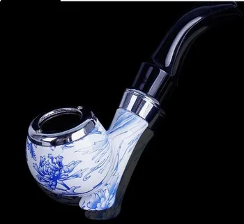 5pcs fashion Durable Tobacco Pipe Chinese Blue and White Porcelain Resin herb Smoking Pipe Bending Cigar Tube Snuff stand Wood
5pcs fashion Durable Tobacco Pipe Chinese Blue and White Porcelain Resin herb Smoking Pipe Bending Cigar Tube Snuff stand Wood