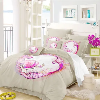 Duvets and Linen Sets the Dream Mermaid Bedding Set Comforter Bedding Sets Queen Size Bed Sheets Cotton Drop Shipping A7
Duvets and Linen Sets the Dream Mermaid Bedding Set Comforter Bedding Sets Queen Size Bed Sheets Cotton Drop Shipping A7