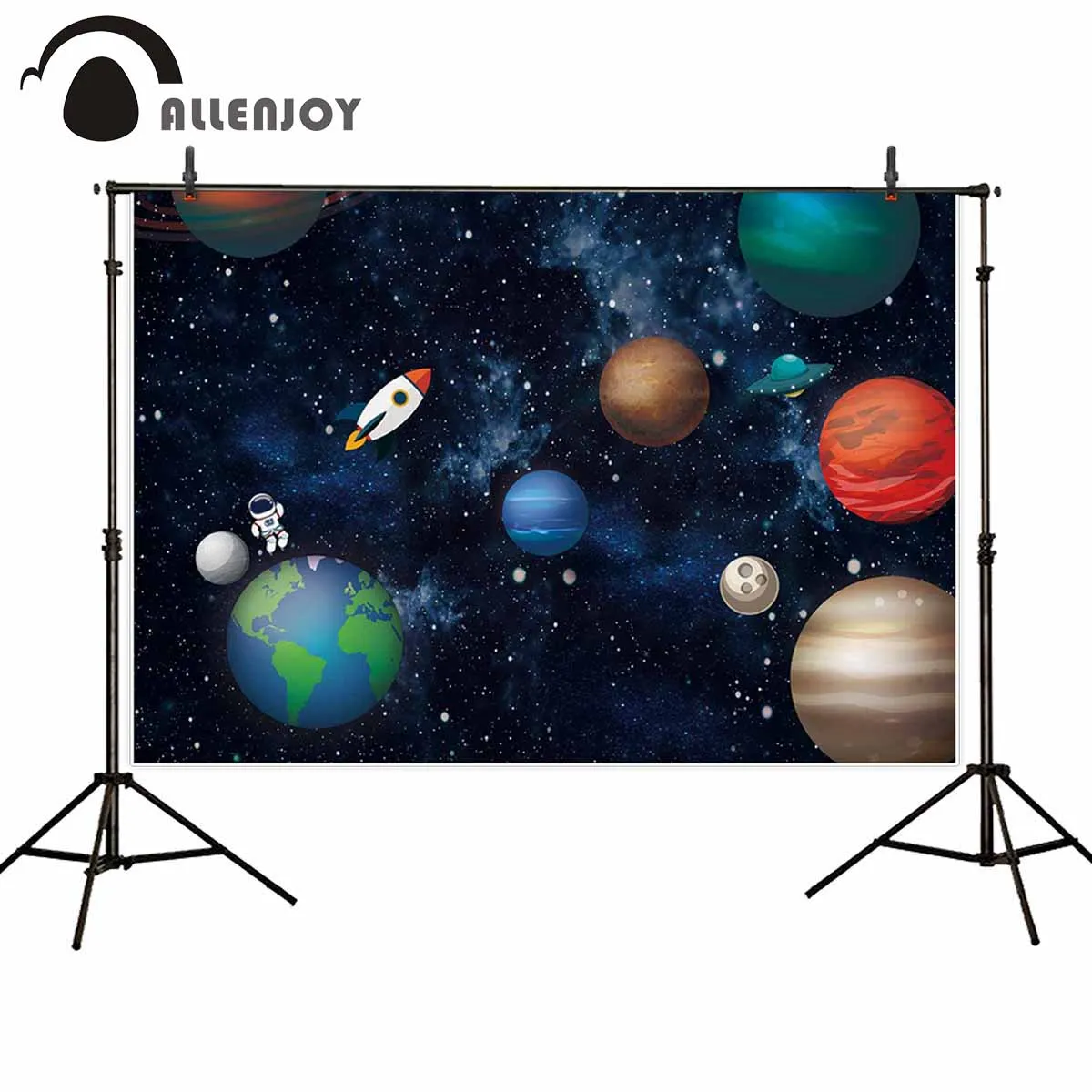 Allenjoy planet universe photography backdrop rocket astronaut background photo shoot prop photocall custom dessert table decor
Allenjoy planet universe photography backdrop rocket astronaut background photo shoot prop photocall custom dessert table decor