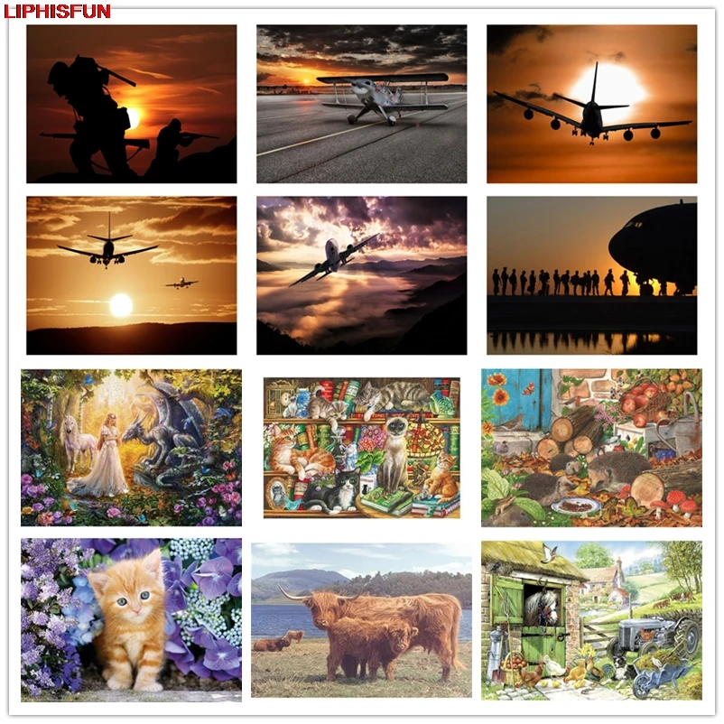 Home Decor 5D Full Drill Diy Diamond Painting Cross Stitch Resin Square/round Diamond Embroidery Decoration scenery aircraft cat
Home Decor 5D Full Drill Diy Diamond Painting Cross Stitch Resin Square/round Diamond Embroidery Decoration scenery aircraft cat