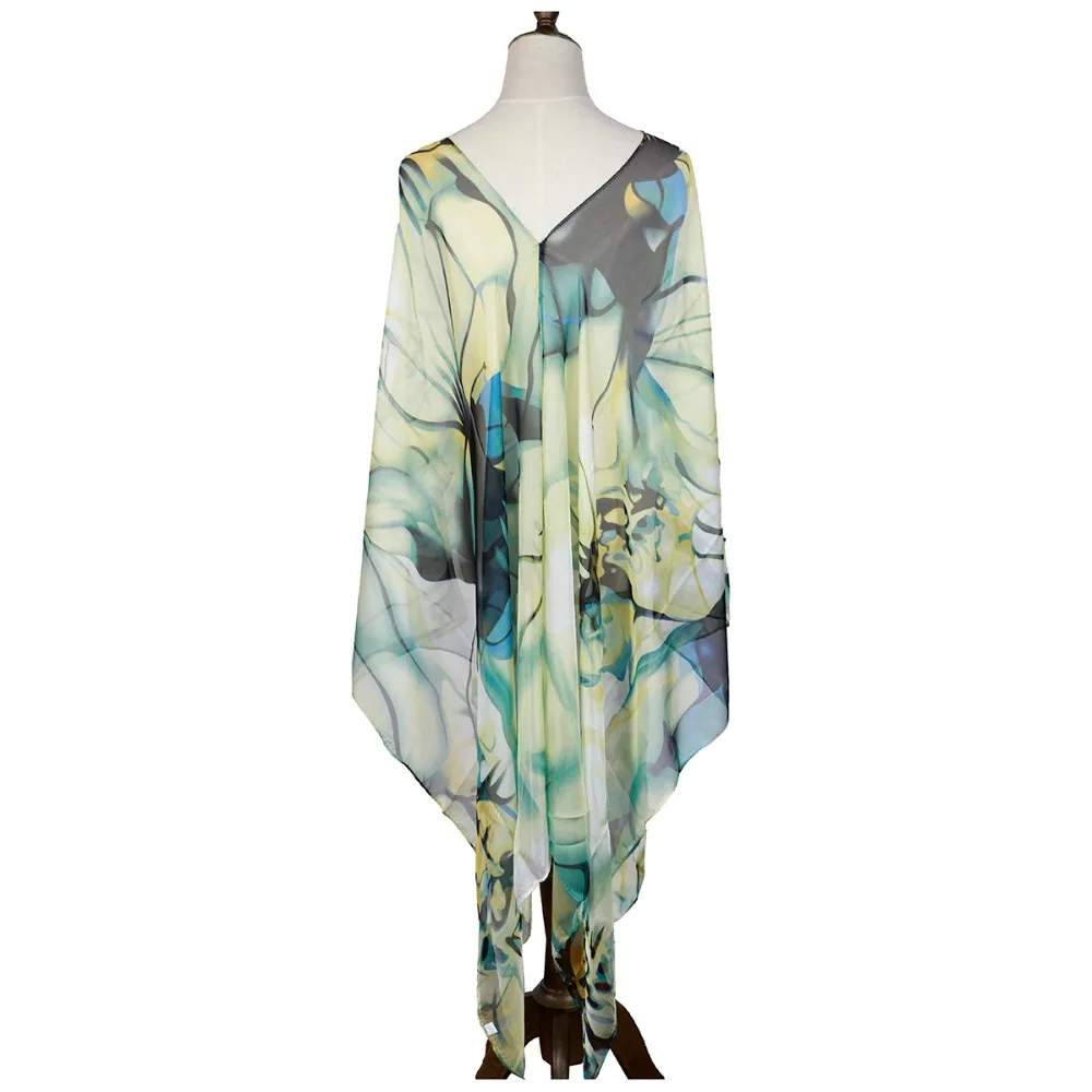 women kaftan beach dress summer cover up chiffon silk polyester bikini outwear multi wear wraps amice cappa tippet long dress
women kaftan beach dress summer cover up chiffon silk polyester bikini outwear multi wear wraps amice cappa tippet long dress