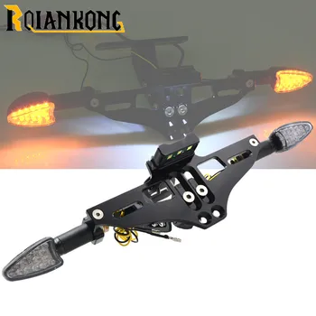 Universal CNC Motorcycle License Plate Bracket Holder For Honda KAWASAKI Z800 Z900 for YAMAHA MT07 MT09 TMAX KTM RC125 390
Universal CNC Motorcycle License Plate Bracket Holder For Honda KAWASAKI Z800 Z900 for YAMAHA MT07 MT09 TMAX KTM RC125 390