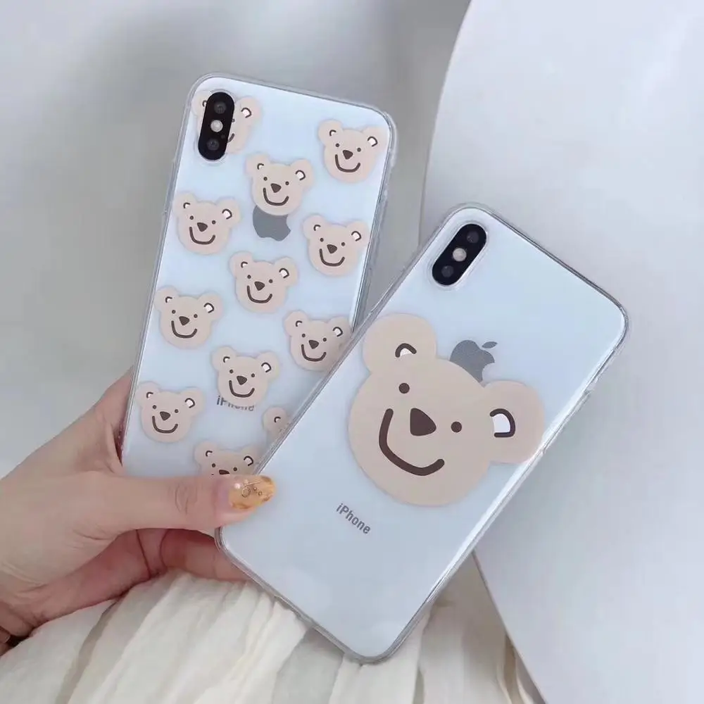 Cute bear expression Turnkey mobile soft shell Case for iphone 6 7 8 pule X xR XsMAX
Cute bear expression Turnkey mobile soft shell Case for iphone 6 7 8 pule X xR XsMAX