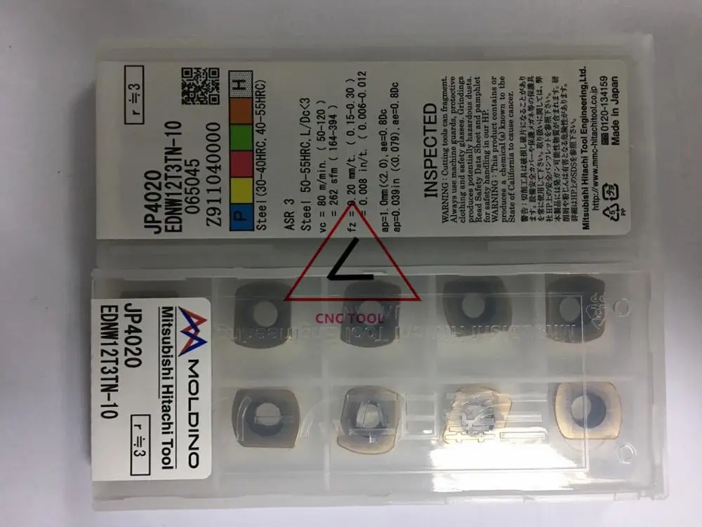 EDNW12T3TN-10 JP4020 10pcs Hitachi high cutting performance CNC indexable inserts
EDNW12T3TN-10 JP4020 10pcs Hitachi high cutting performance CNC indexable inserts