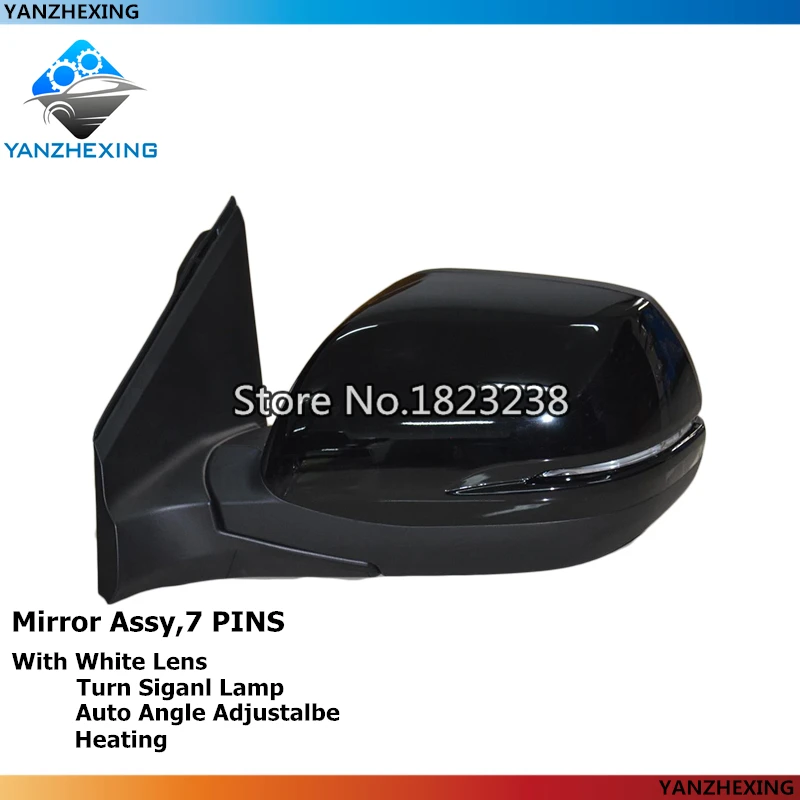 Outer Rearview Side Mirror Assy For Honda For CRV 2012-2016 7 Pins With Angel adjustbale Turn signal Heating White lens
Outer Rearview Side Mirror Assy For Honda For CRV 2012-2016 7 Pins With Angel adjustbale Turn signal Heating White lens